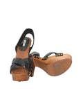 Miu Miu Platform Leather Sandals