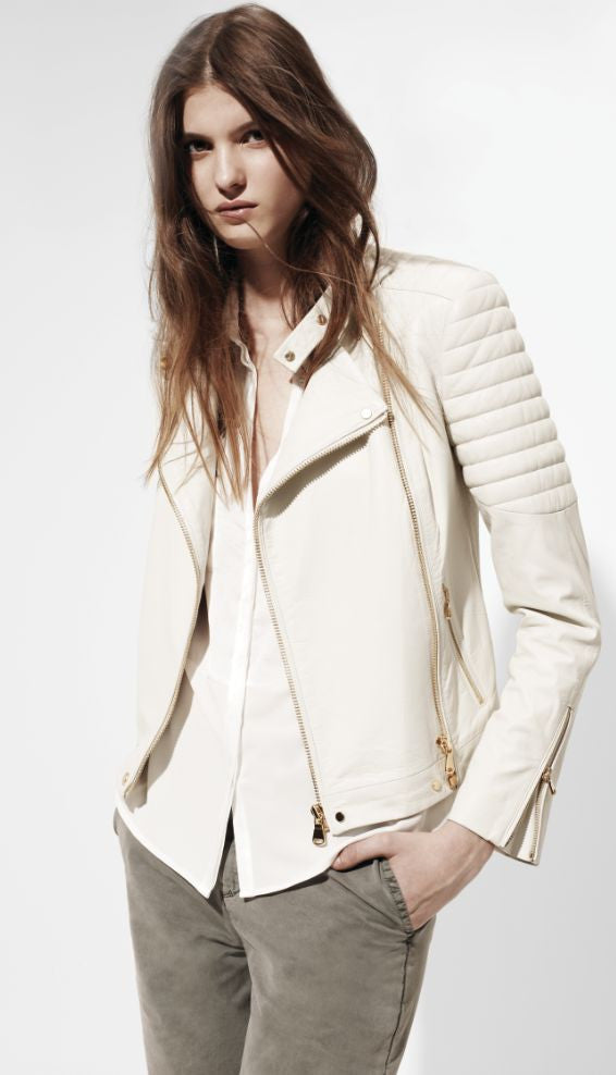 J Brand Crista Leather Jacket