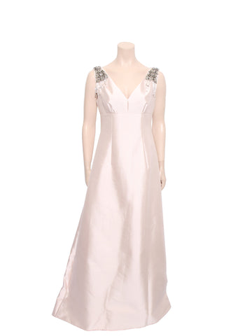 Prada Silk Embellished Gown