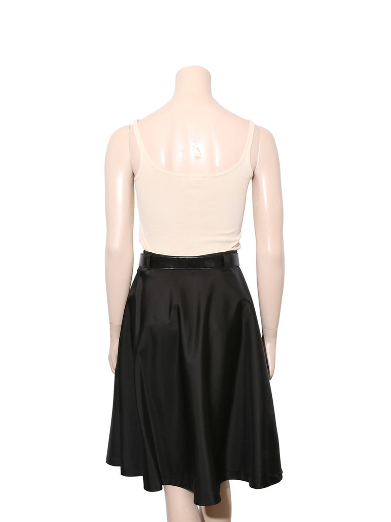 Prada Belted Nylon Skirt