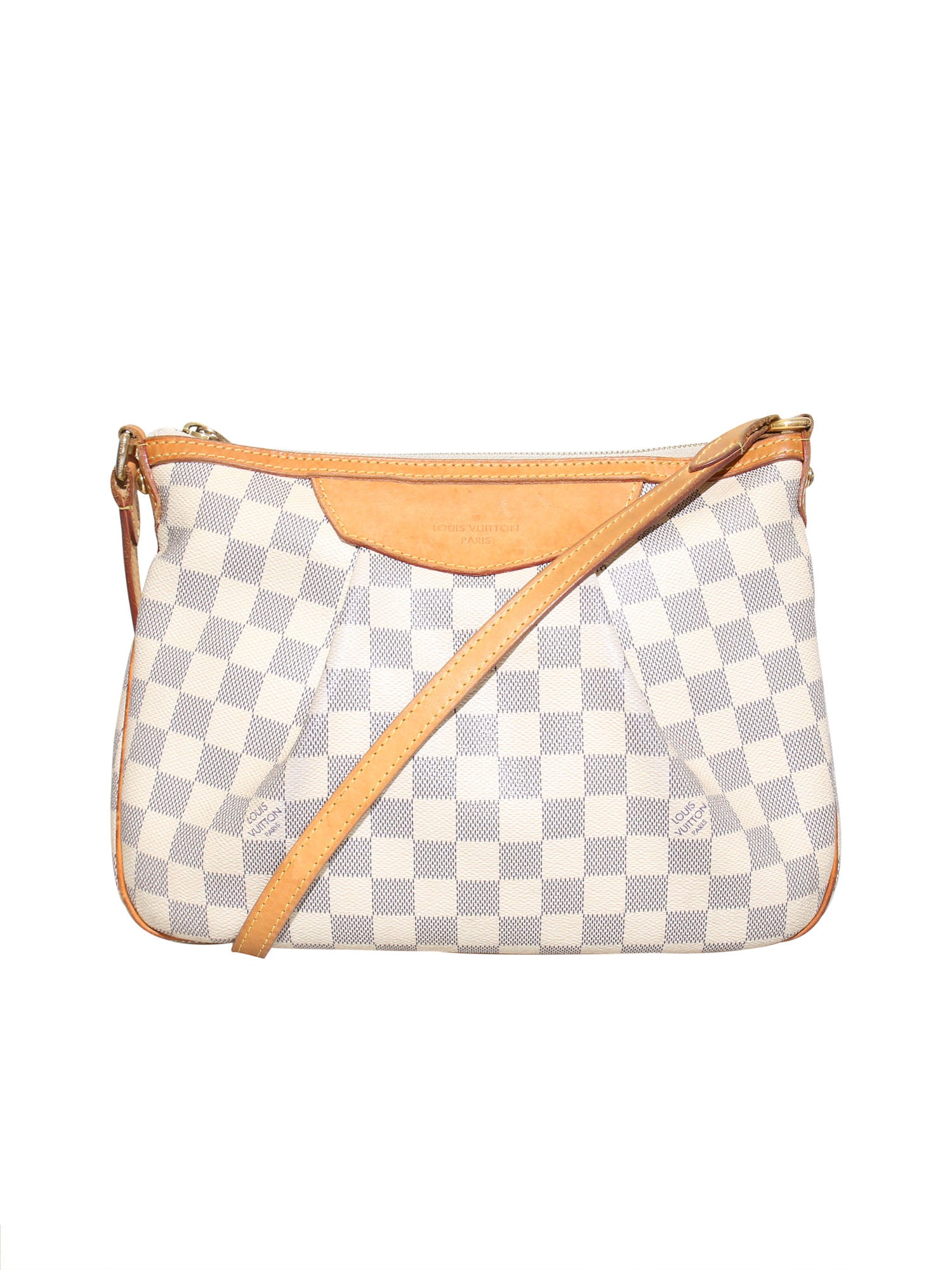Pre-owned Louis Vuitton Damier Azur Siracusa PM Bag