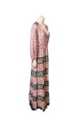 alice + olivia Printed Lace Maxi Dress