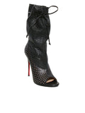 Christian Louboutin Perforated Leather Jennifer Booties
