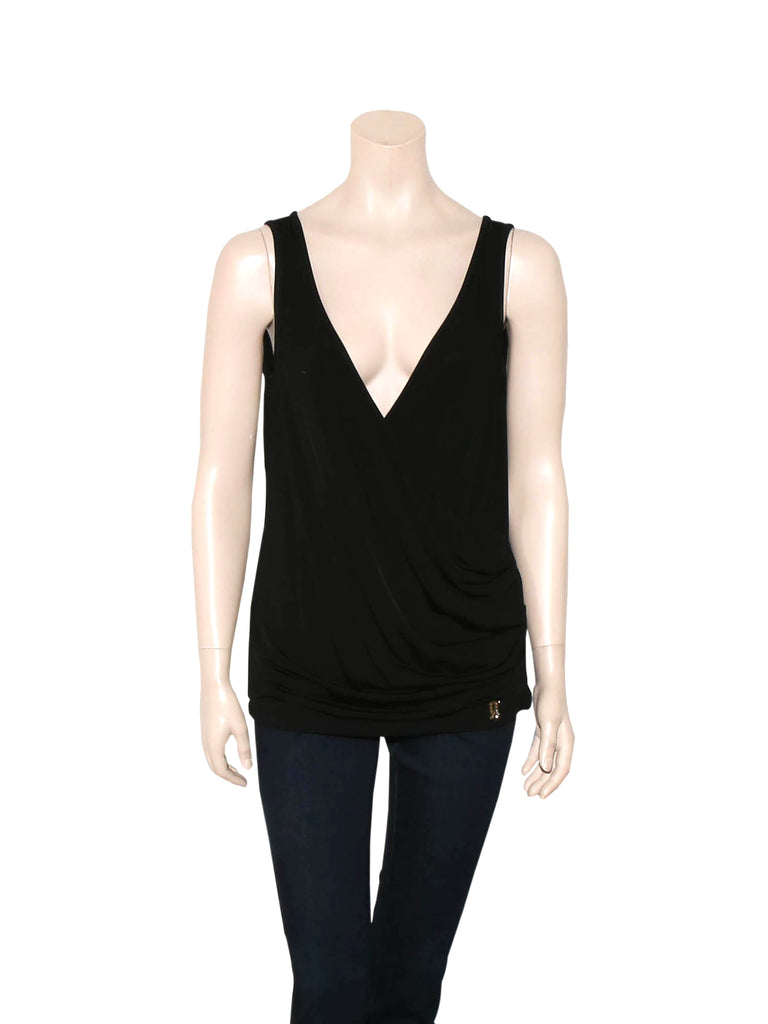 Galliano Jersey Wrap Top