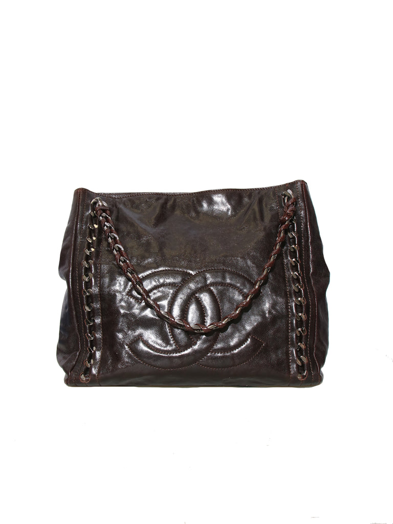 Chanel Luxe Ligne Leather Shoulder Bag