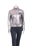 D&G Metallic Leather Jacket 