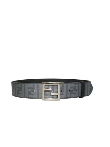 Fendi Coated Canvs Logo Belt