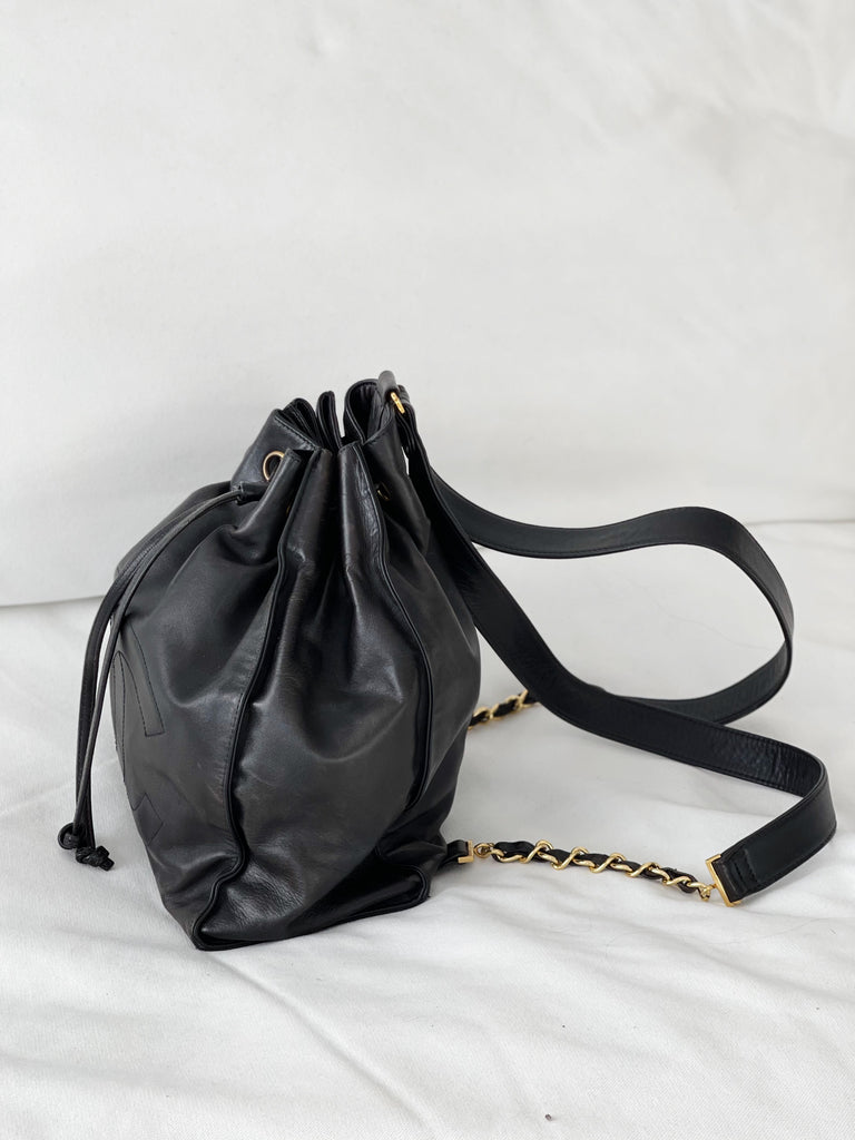 CHANEL, Bags, Authentic Chanel Drawstring Backpack