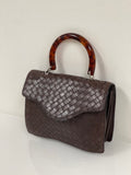 Bottega Veneta Vintage Intrecciato Leather Handle Bag
