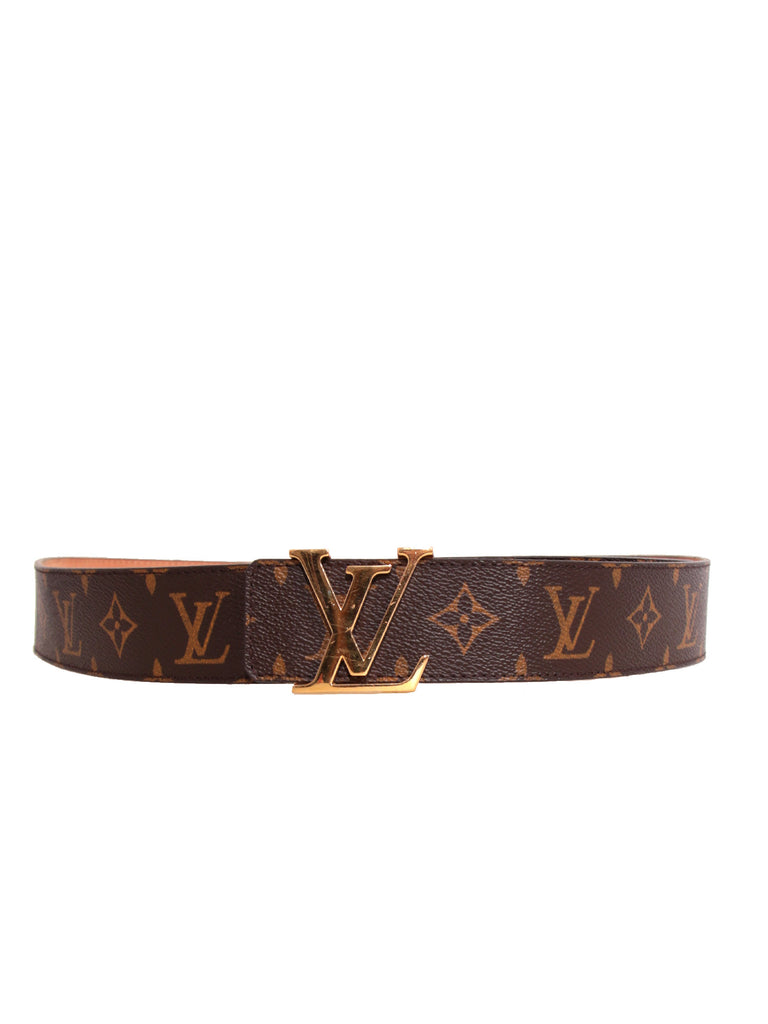 Pre-owned Louis Vuitton LV Initiales 40MM Monogram Canvas Belt