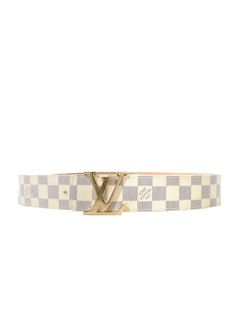 Cloth belt Louis Vuitton White size Not specified International in
