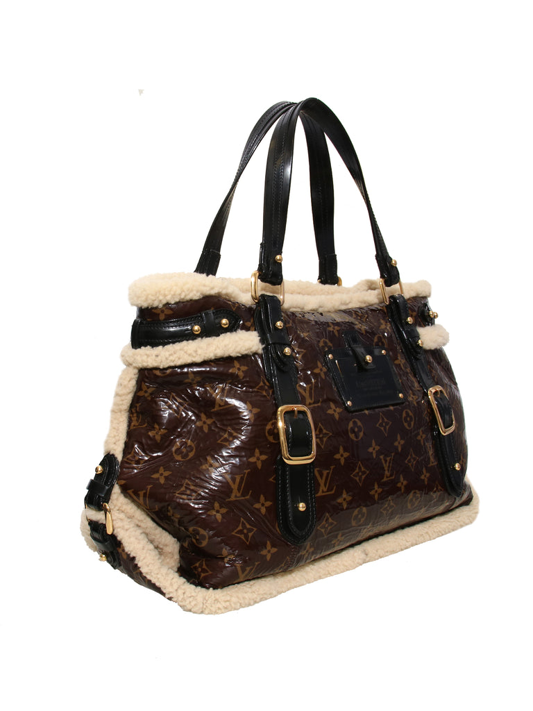 Pre-owned Louis Vuitton Shearling Thunder Tote Bag – Sabrina's Closet