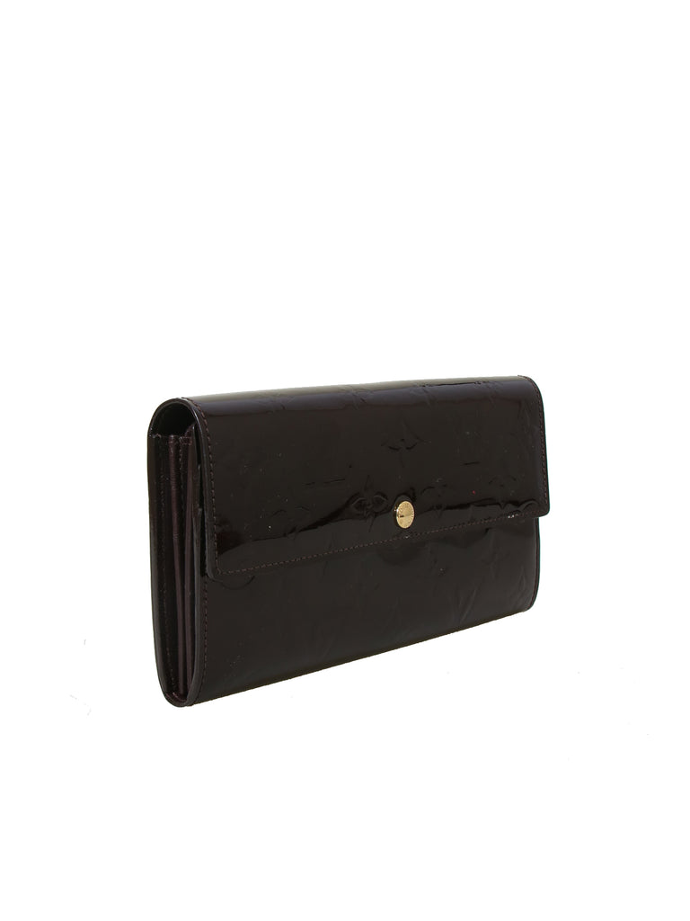 Louis Vuitton Sarah Monogram Vernis Patent Leather Wallet on SALE