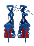 Christian Louboutin Suede Cage Sandals
