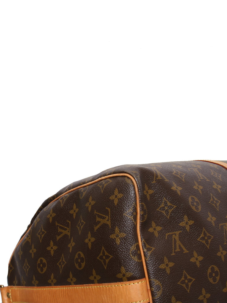 Louis Vuitton Monogram Keepall Bandouliere 55 Duffle Bag with