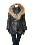 Winter Down Coat with Fur Hood