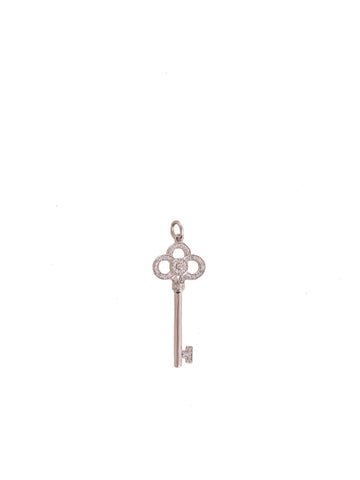 Tiffany & Co. Diamond Crown Key Pendant
