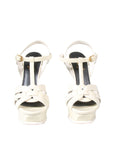 YSL Patent Leather Tribute Sandals 