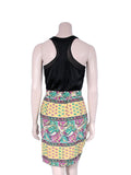 BCBG MaxAzria Michaela Pleated Wrap Skirt 