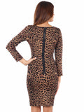 BCBG MaxAzria Sheena French Leopard Dress