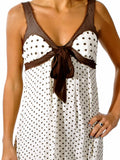 BCBG MaxAzria Polka-Dot Silk Dress