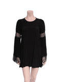 For Love & Lemons Lace Bell Sleeve Dress