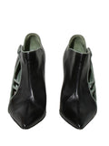 Manolo Blahnik Pointed Leather Booties