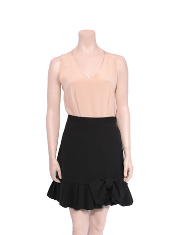 Valentino Bow Accented Skirt