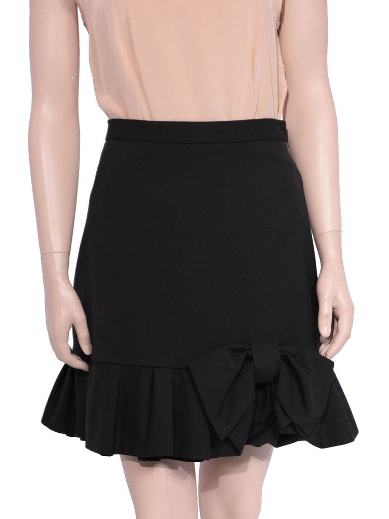 Valentino Bow Accented Skirt