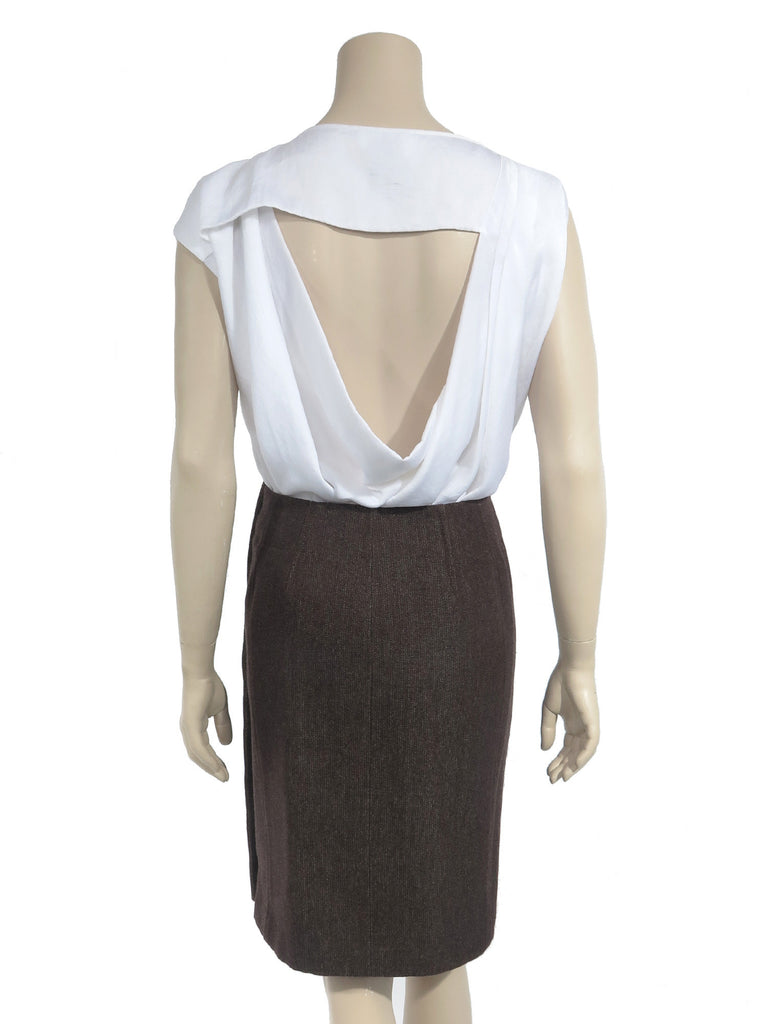 Louis Vuitton Wool Button Skirt 
