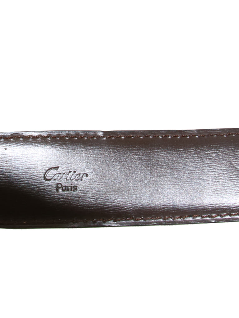 Cartier Reversible Leather Panthère Waist Belt