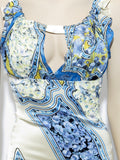 Roberto Cavalli Printed Silk Dress