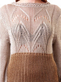 Just Cavalli Metallic Knit Dress