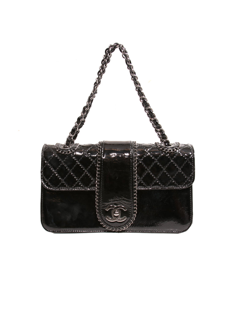 Chanel Patent Leather Madison Flap Bag