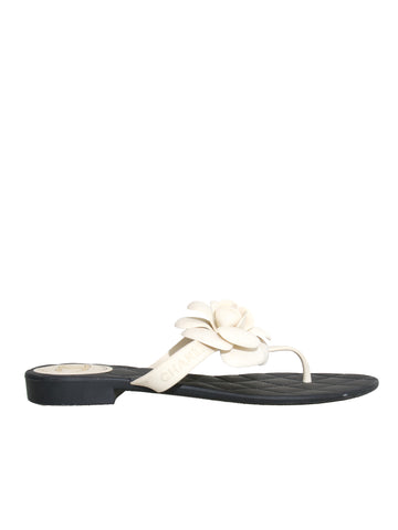 Camellia Rubber Thong Sandals