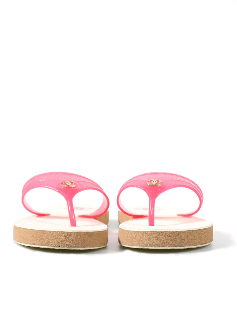Pre-owned Chanel Flip-Flop Sandals – Sabrina's Closet