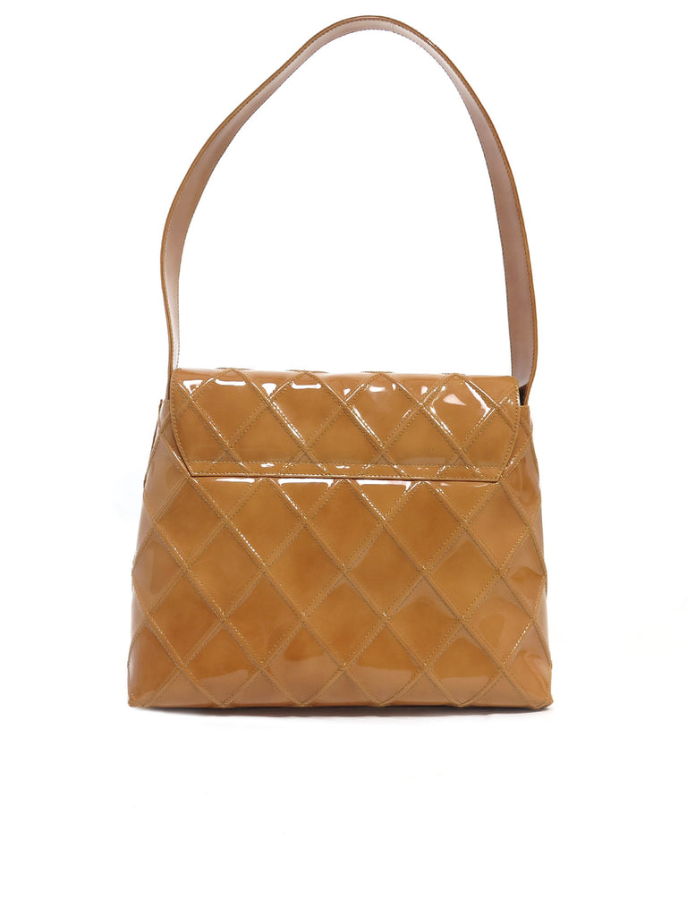 Pre-owned Chanel Patent Leather Vintage Shoulder Bag – Sabrina's Closet