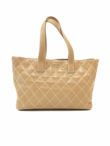 Chanel Quilted Leather Tote