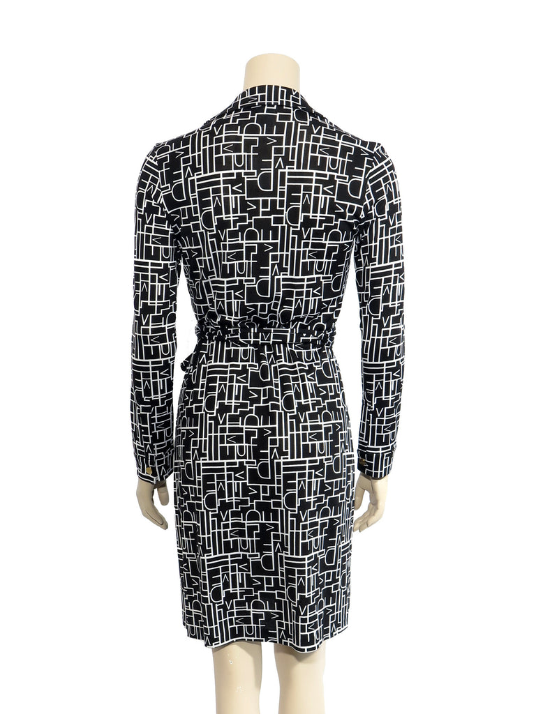 Diane von Furstenberg New Jeanne Silk Jersey Wrap Dress