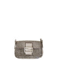 Fendi Embellished Micro Baguette Bag