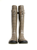 Fendi Berlin Faux Lace-Up Rain Boots