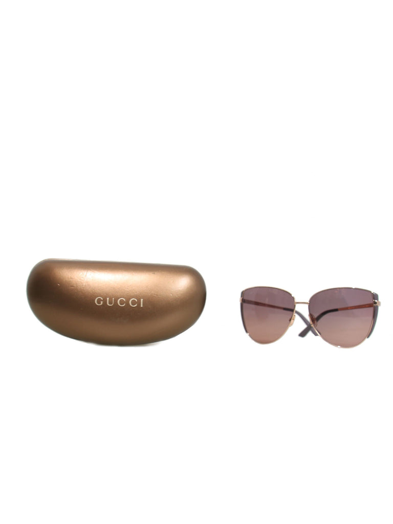 Gucci Medium Cat-Eye Frame Sunglasses