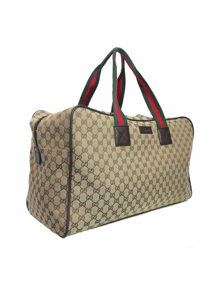 Gucci Original GG Canvas Carry-On Duffle Bag