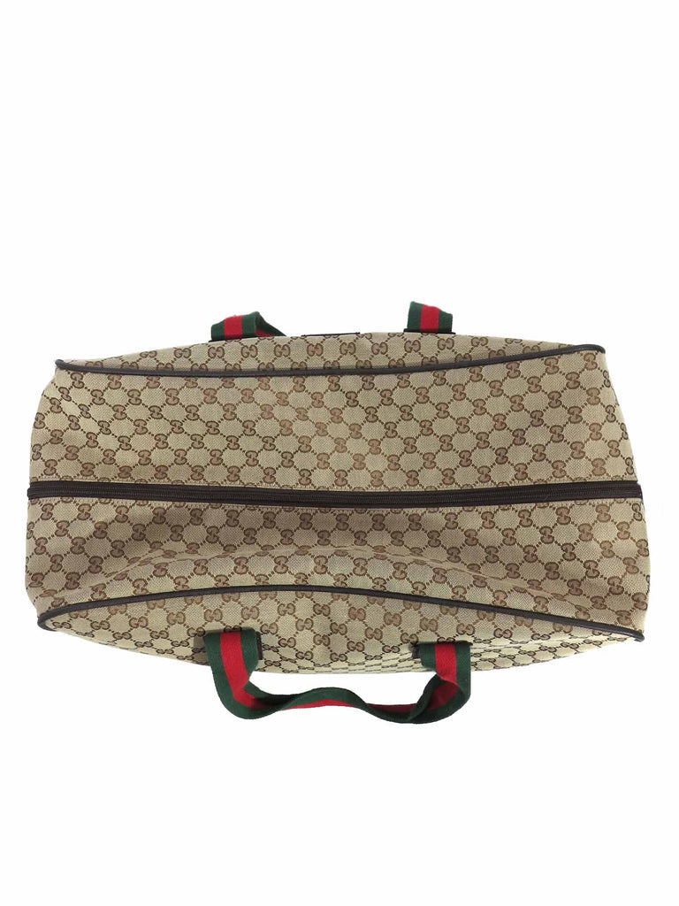 Gucci Unisex Classic Luggage Original GG Canvas Carry On Duffle