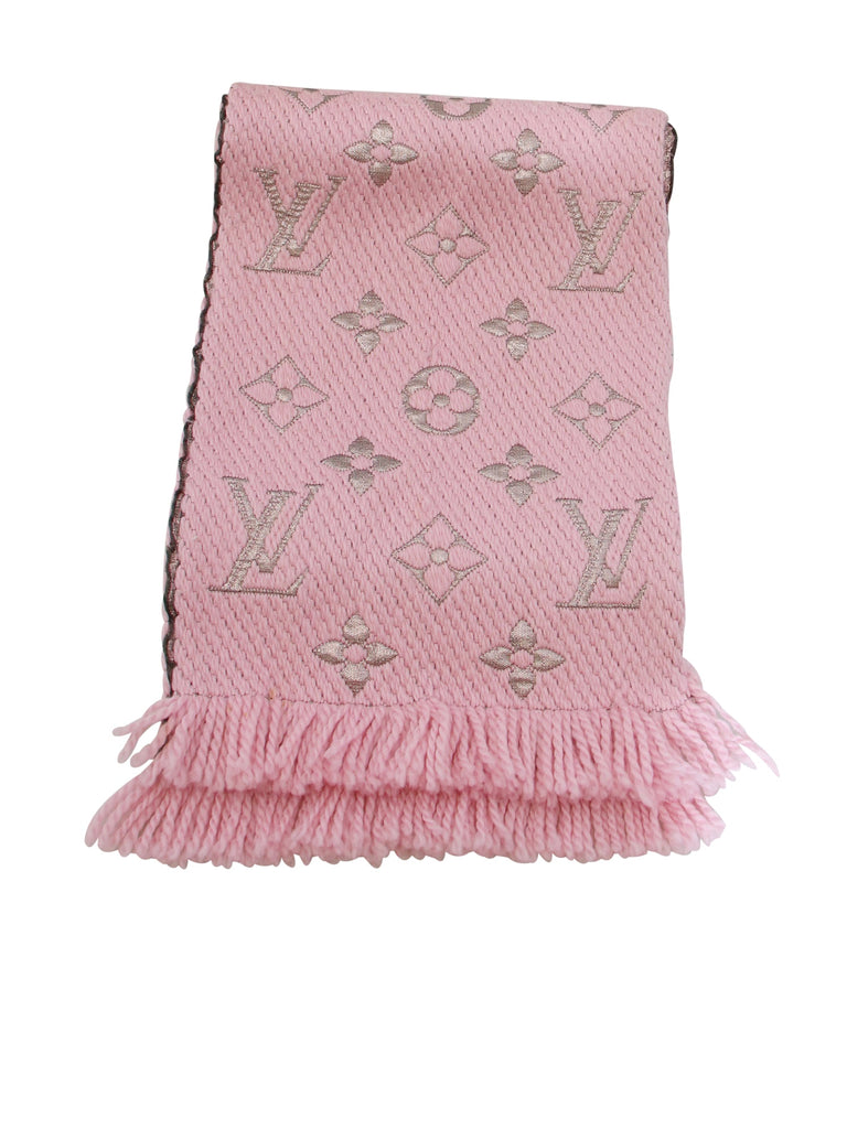 Louis Vuitton Logomania Scalf Beige Wool ref.165418 - Joli Closet