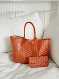 Goyardine St. Louis PM Tote with Pouch