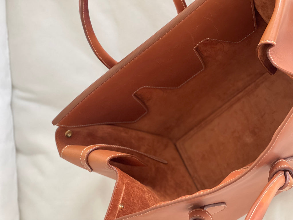 Leather Tie Tote