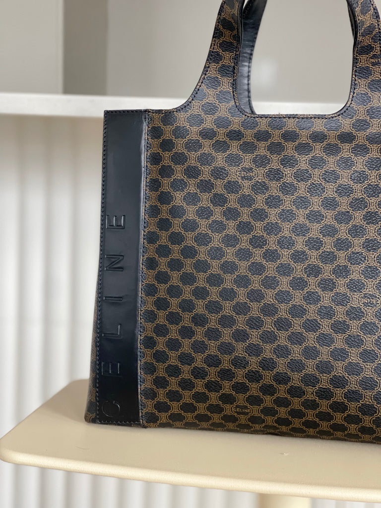 Celine vintage tote on sale bag