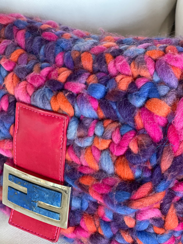Fendi crochet baguette hotsell