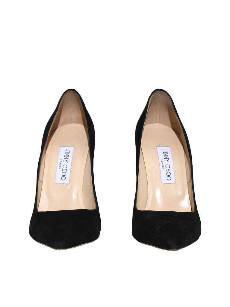 Anouk Suede Pointed-Toe Pumps